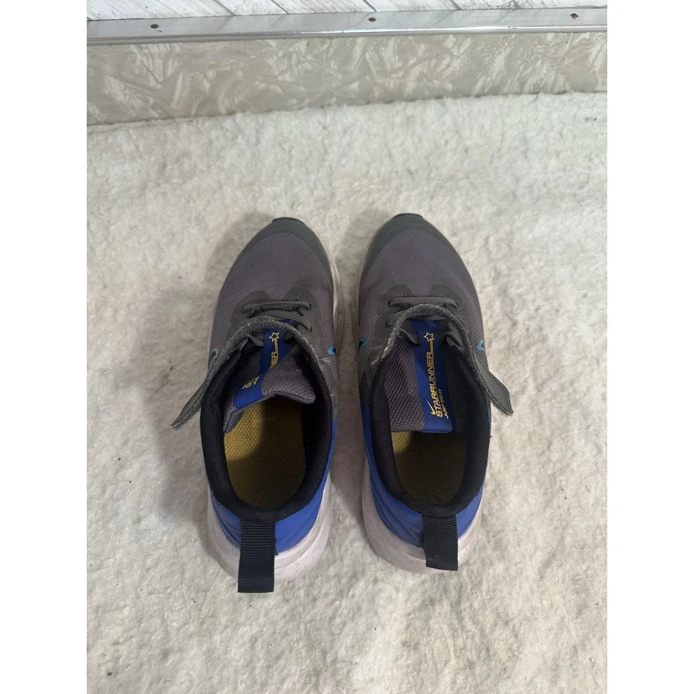 Nike Star Runner 3 TDV Gray Blue Toddler Shoes - 1Y